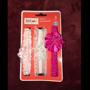 Kidgets Infant Headbands 3pack